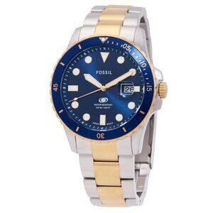 FX03789B NWT Fossil Fashion Men's Quartz Steel Authentic Watch